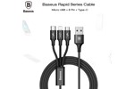 Cáp sạc 3 đầu Baseus