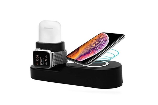 BỘ SẠC KHÔNG DÂY 4 IN 1 CHO APPLE