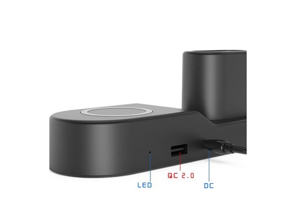 BỘ SẠC KHÔNG DÂY 4 IN 1 CHO APPLE
