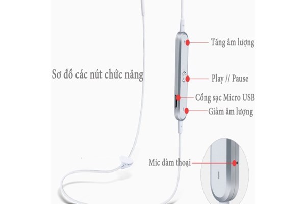 Tai nghe blutetooth s6