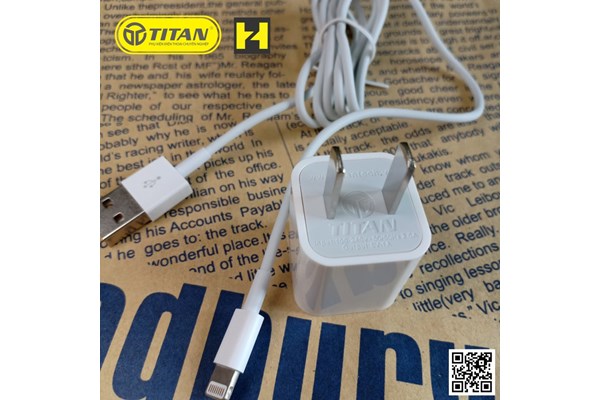 Combo: Củ Và Dây Sạc Dành Cho Iphone TITAN - CB06