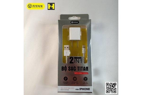 Combo: Củ Và Dây Sạc Dành Cho Iphone TITAN - CB06