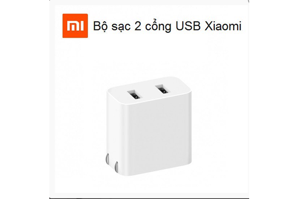 Củ sạc nhanh Xiaomi 2 cổng USB 3.0