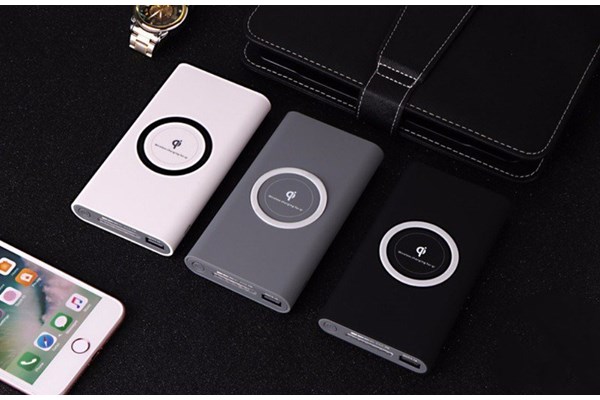 Pin dự phòng không dây 2 in 1 chuẩn Qi