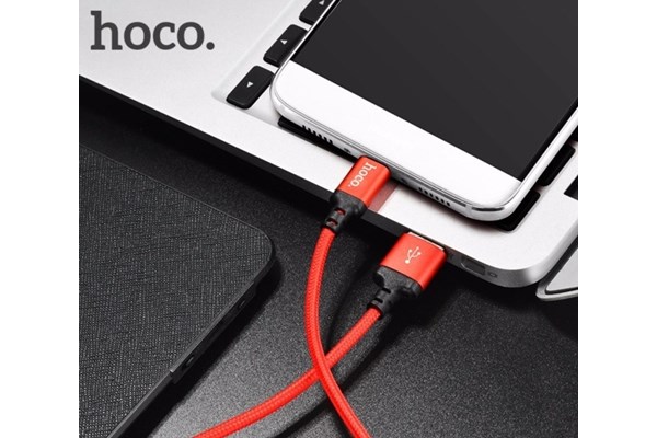 Cáp Sạc Nhanh dây dù Hoco X14 2M