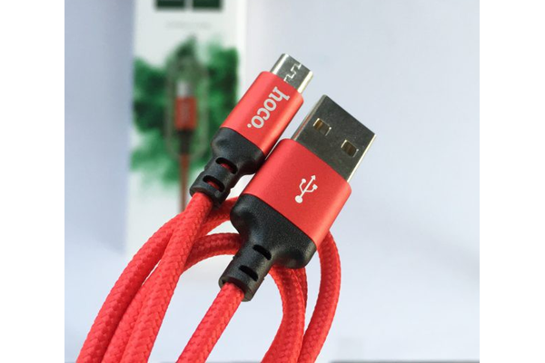 Cáp Sạc Nhanh dây dù Hoco X14 2M