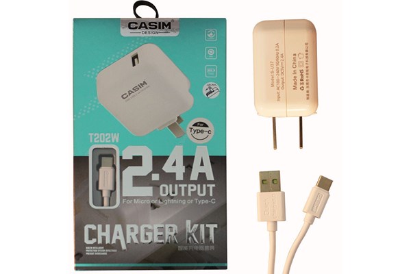 Bộ sạc cáp CASIM T202W