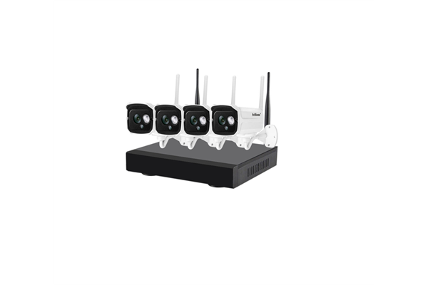 Bộ Kit 4 Camera IP SriHome NVS001 2.0MP 1080P + Đầu ghi hình IP 4 kênh