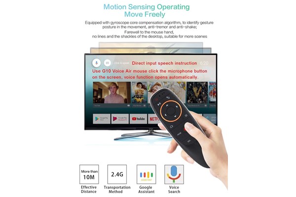 Điều khiển giọng nói G10 chính hãng cho TVbox thông minh
