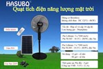 QUẠT NĂNG LƯỢNG MẶT TRỜI HASUBO ĐIỀU KHIỂN TỪ XA