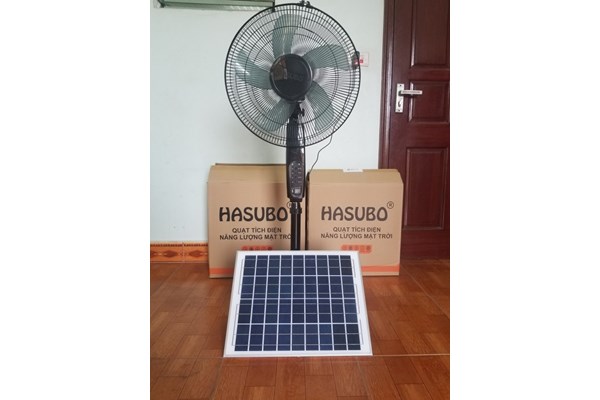 QUẠT NĂNG LƯỢNG MẶT TRỜI HASUBO ĐIỀU KHIỂN TỪ XA
