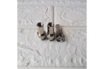 Jack BNC đúc chân vuông đi cáp đồng trục